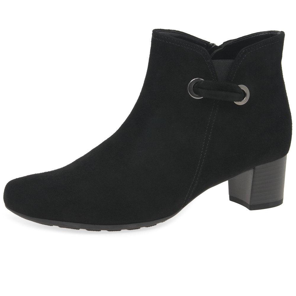Gabor Keegan 52.827.47 Women's Ankle Boots - Black Suede