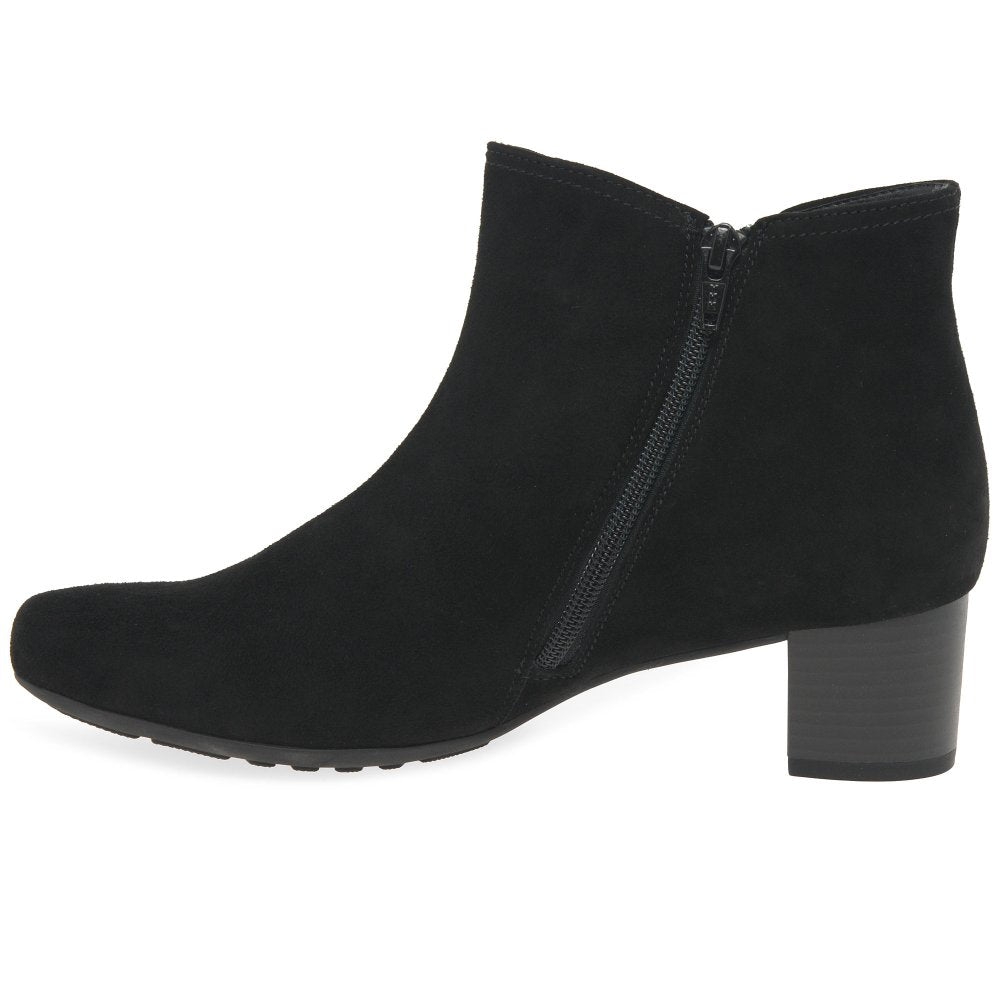 Gabor Keegan 52.827.47 Women's Ankle Boots - Black Suede