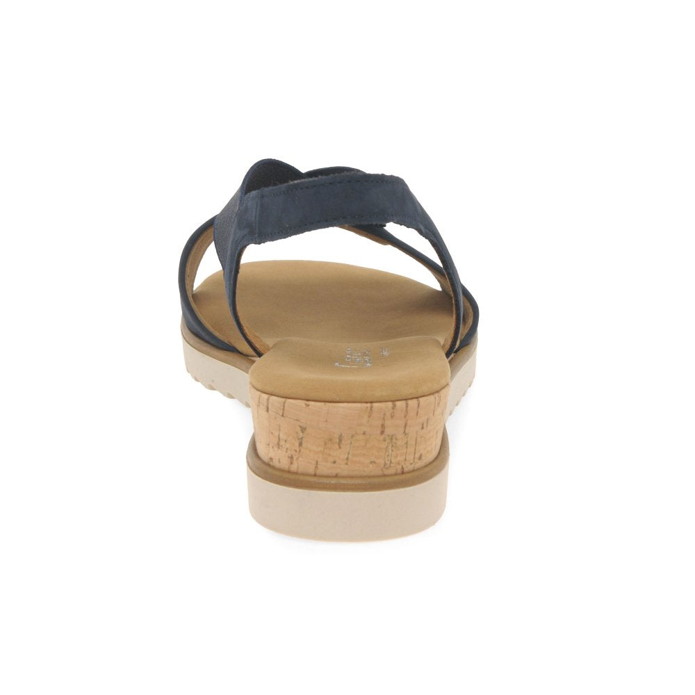 Gabor Sandal 42.753.36 Blue Nubuck