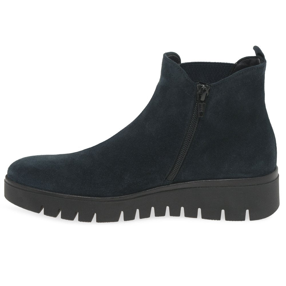 Gabor Dublin Women's Chelsea Boots | Dark Blue Suede | 72.061.46