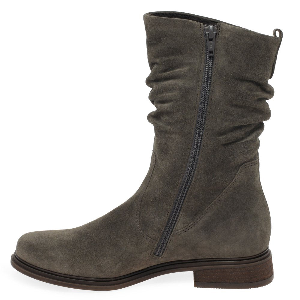 Gabor Hodie 52.793.30- Hodie Women's Calf Length Boots - Mohair Suede