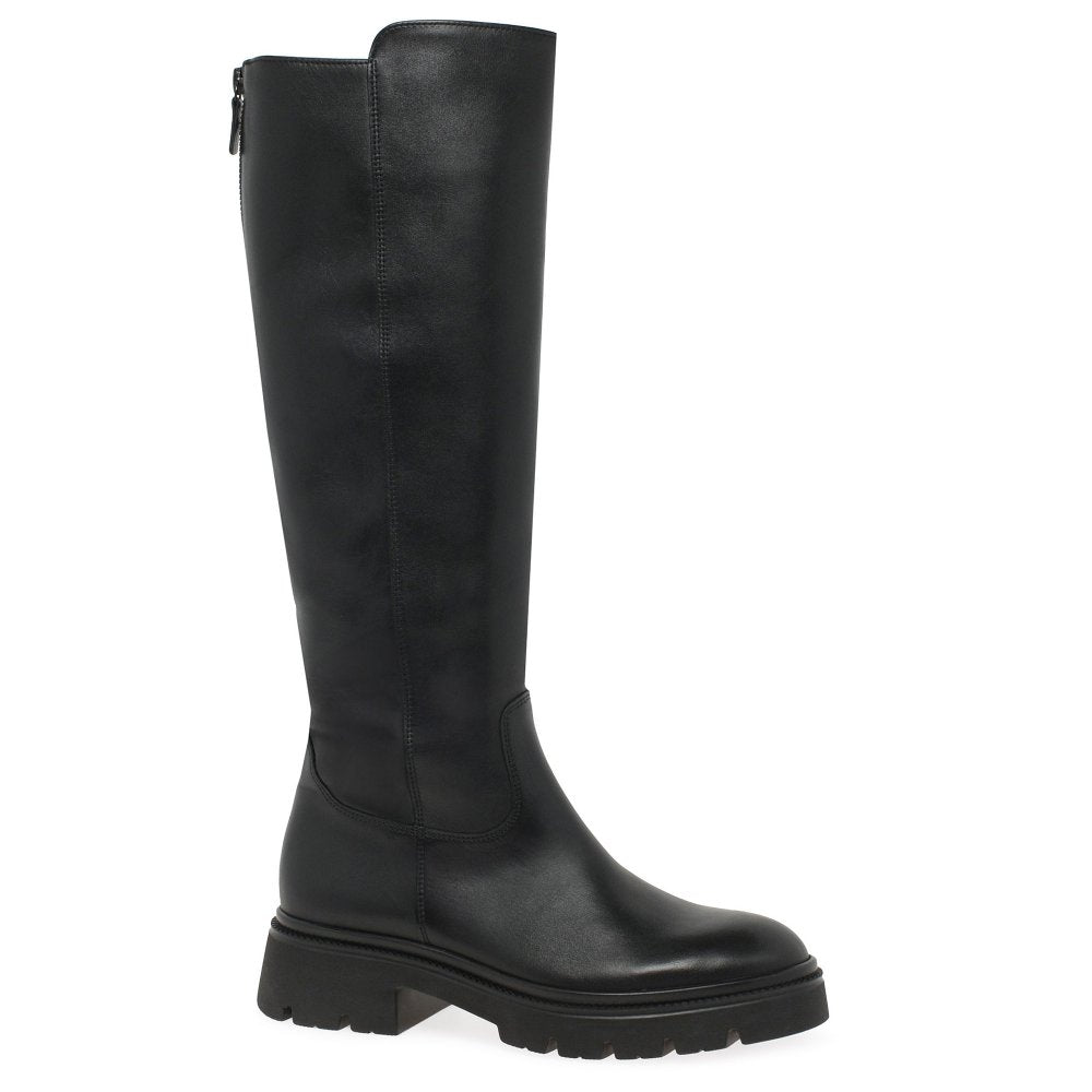 Gabor Match Women's Knee-High Boots| Black | 71.859.27