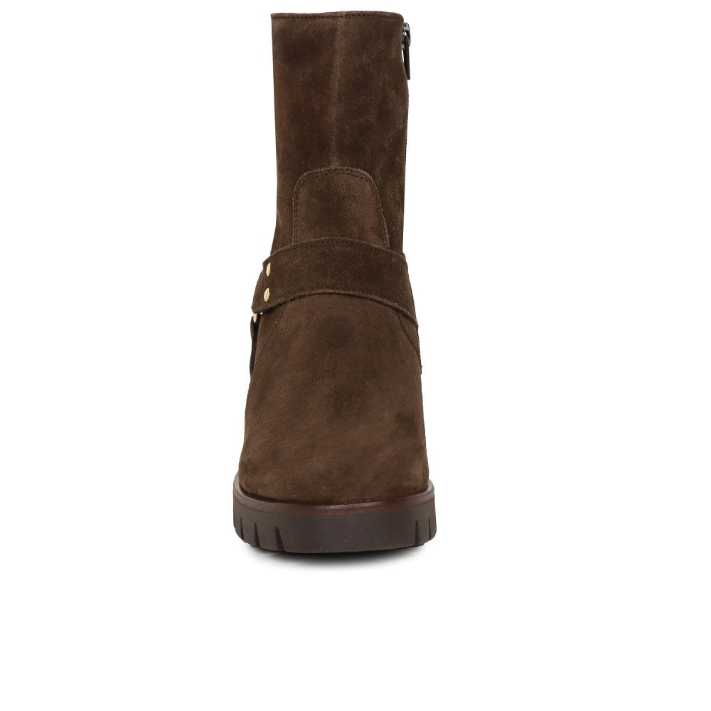 Gabor Buford 51.713.18 Women's Biker Boots - Brown Suede