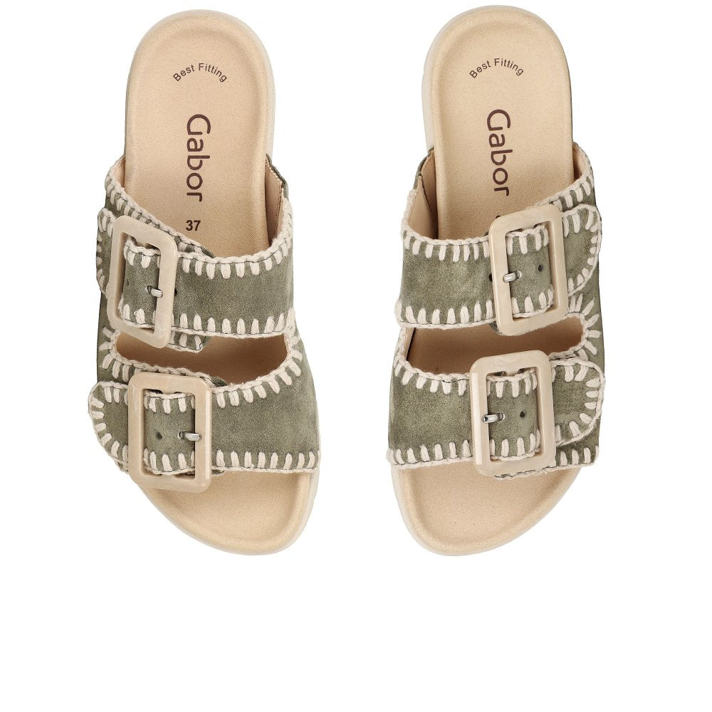 Gabor Elspeth Women's Sandal | Pine Suede | 83.741.19