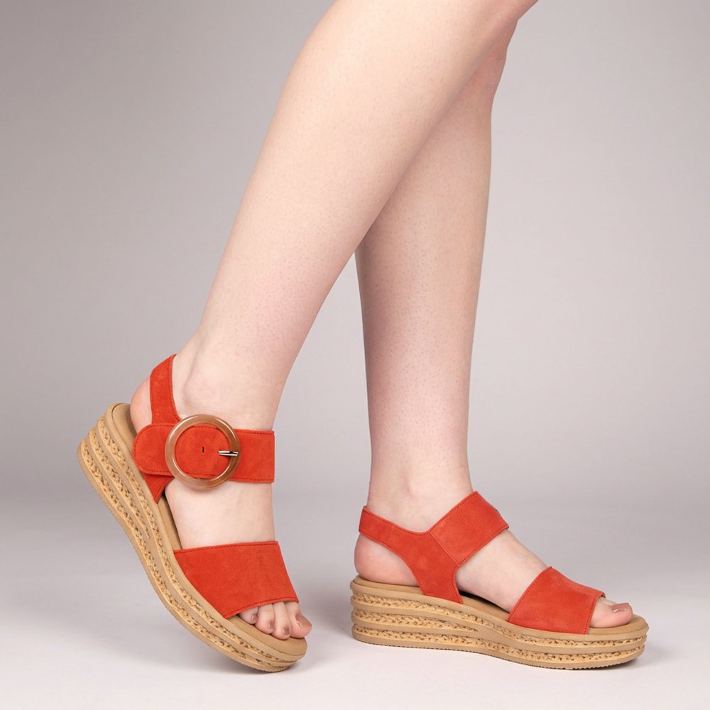 Gabor Andre Women's Sandals | Chilli Suede | 84.550.15