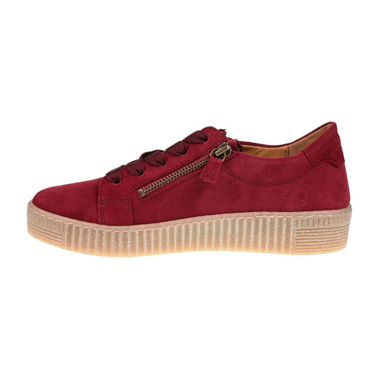 Gabor Wisdom Women's Trainers | Bordeaux Suede | 73.334.35