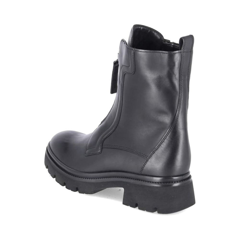 Gabor Women's Slip-on Ankle Boots| Black Leather | 71.854.20