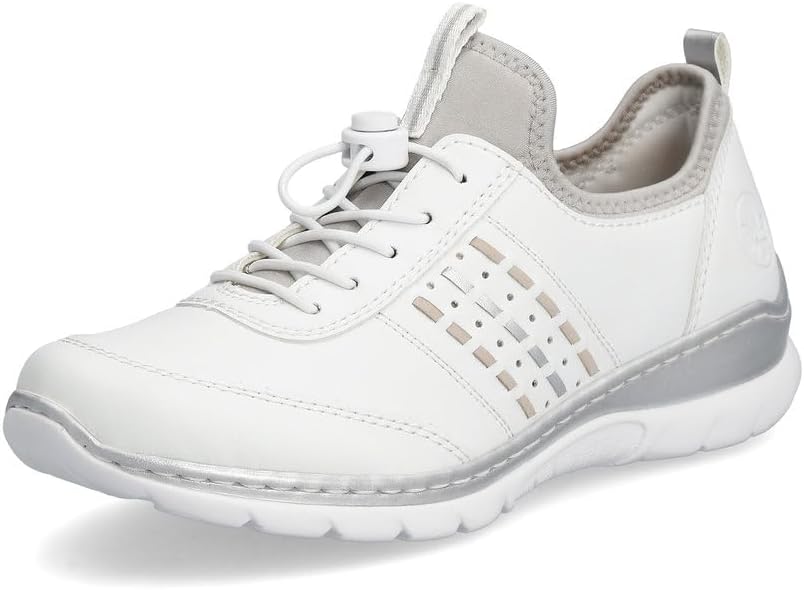Rieker Antistress Womens White Toggle Shoe1