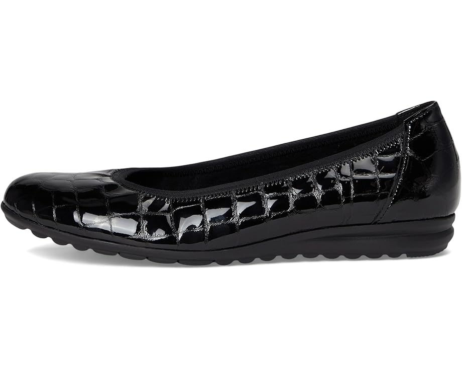 Gabor Splash Women's Pump | Black Patent Croc | 72.620.87
