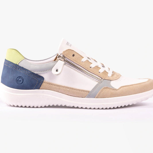 Remonte Women's Shoes| White Combination | D1E06 - 81