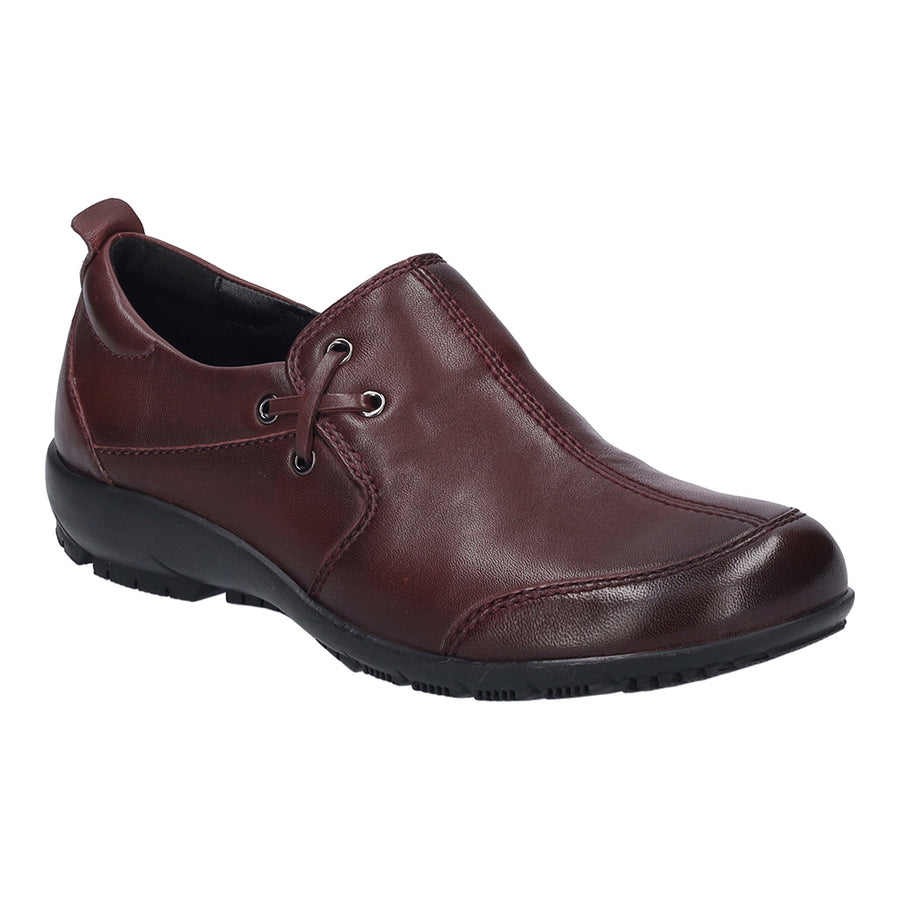 Josef Seibel Charlotte 09 Stivaletti In Pelle Nappa Donna - Fodera In Tessuto, Tacco Piatto 2cm, Chiusura Lampo - Larghezza Normale G