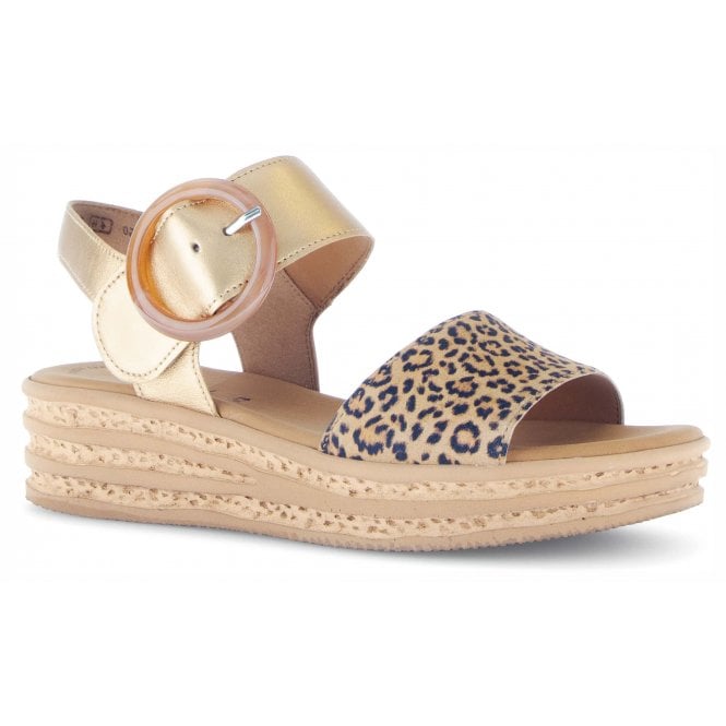 Gabor Women's Andre Sandals | Puder/ Gold | 64.550.62