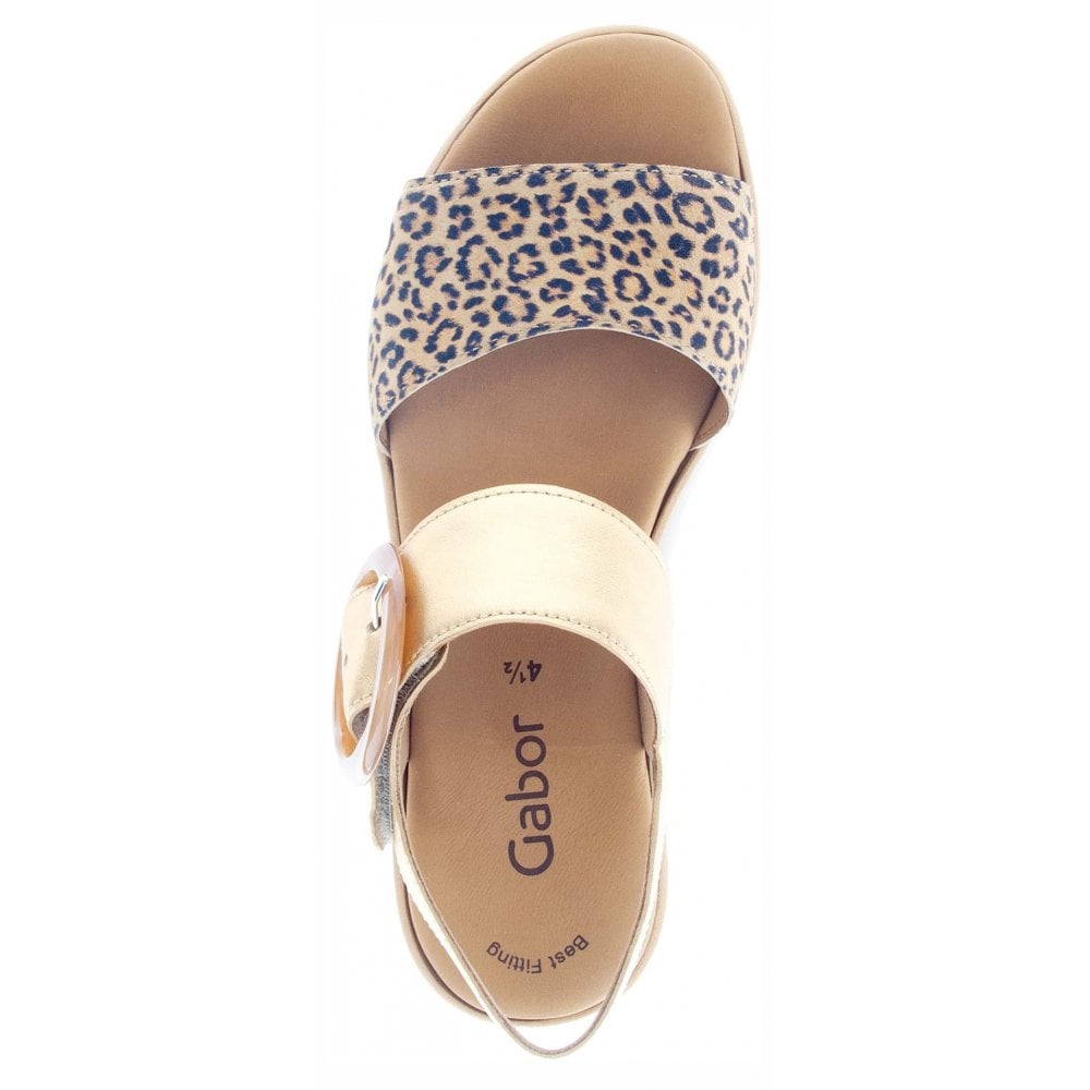 Gabor Women's Andre Sandals | Puder/ Gold | 64.550.62