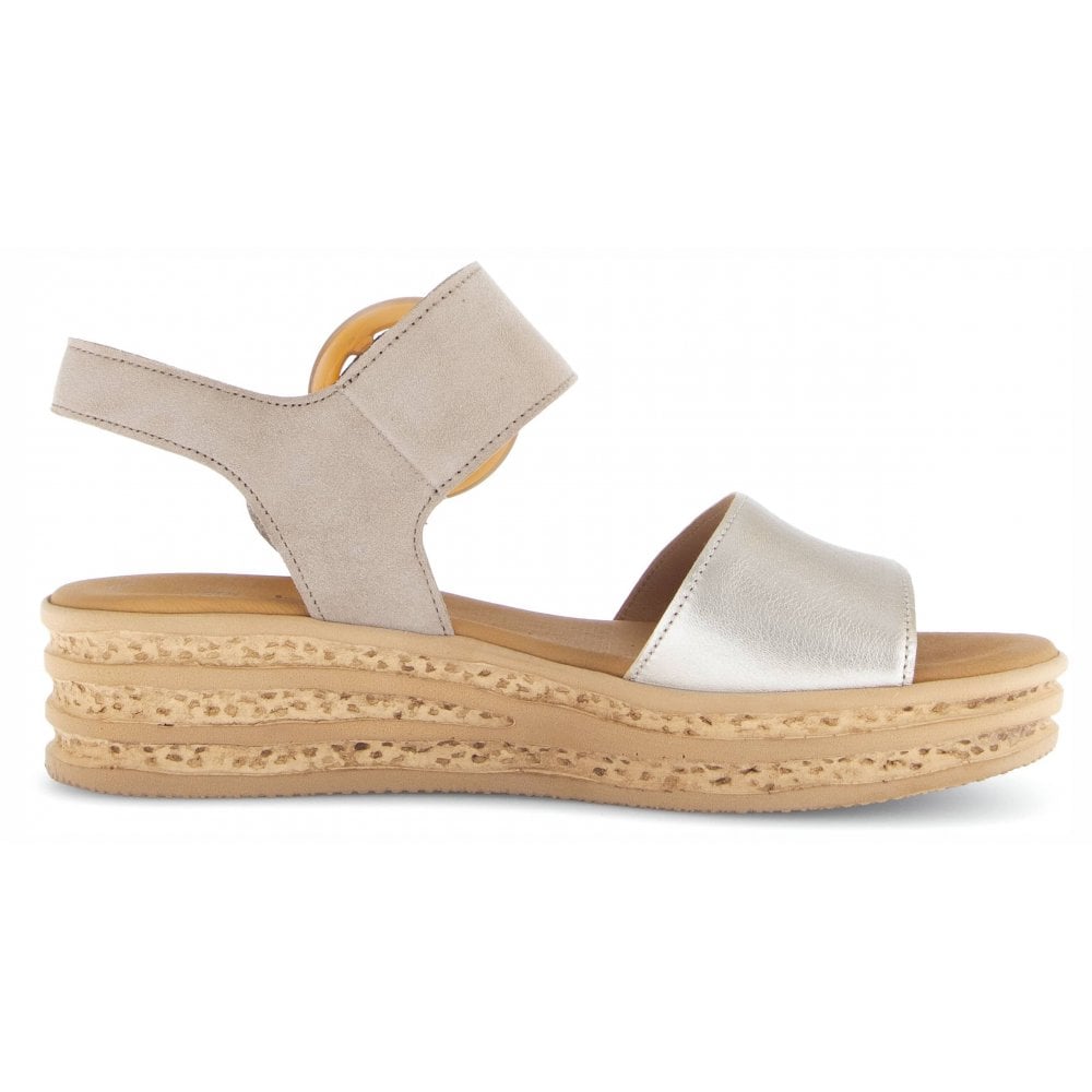 Gabor Women's Andre Sandals | Puder/ Gold | 64.550.62