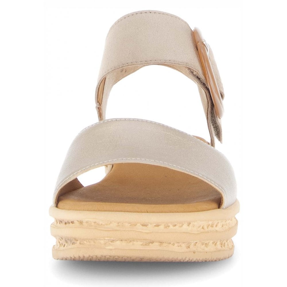 Gabor Women's Andre Sandals | Puder/ Gold | 64.550.62