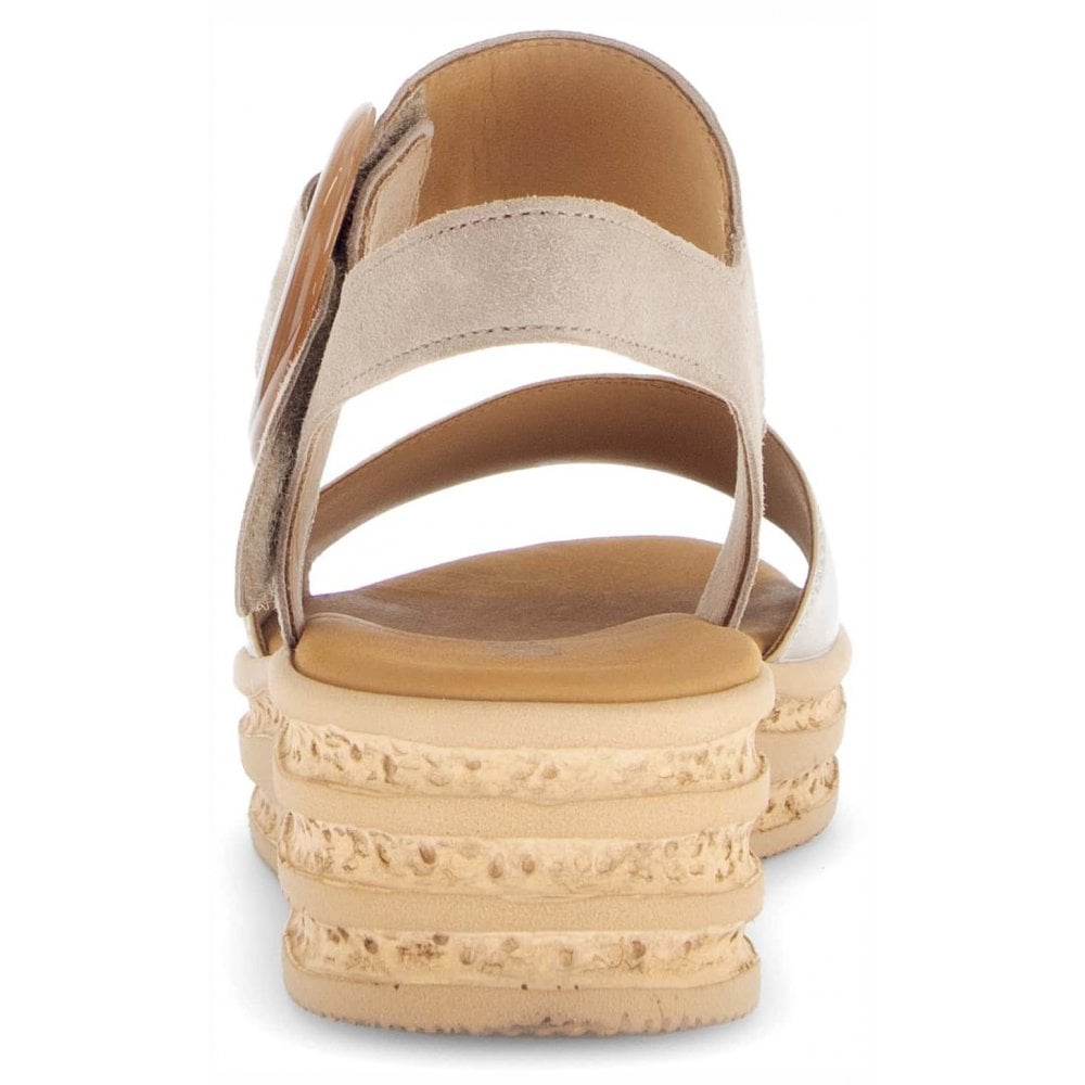 Gabor Women's Andre Sandals | Puder/ Gold | 64.550.62