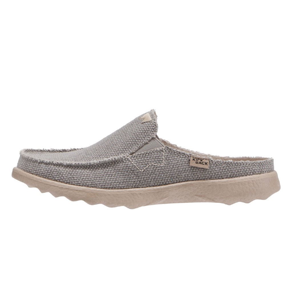 KickBack Men's Slip On Shoes Chaise Woven Canvas Rocket Grey
