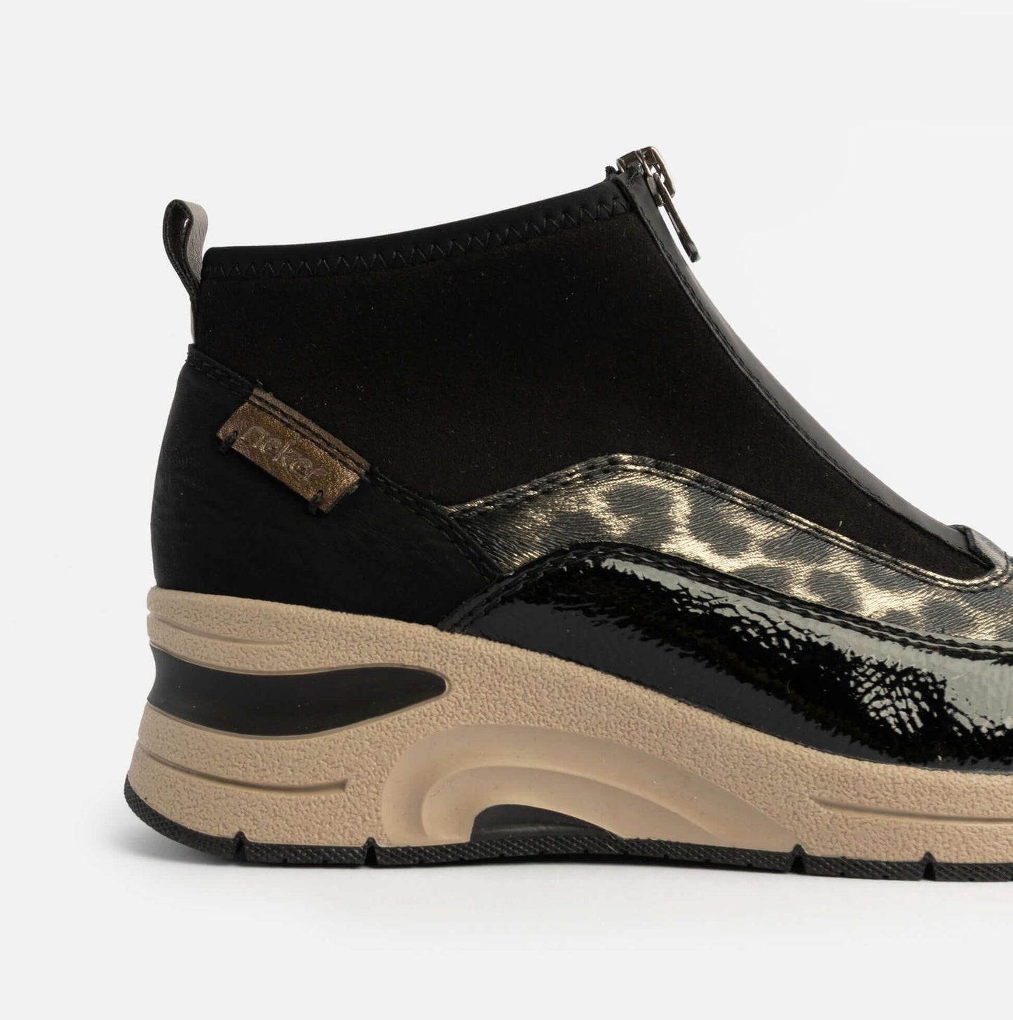 Rieker Women's Ankle Boots | Black/ Cheetah | N9362-00