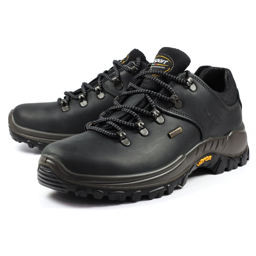 Grisport Dartmoor Leather Walking Shoe - Black