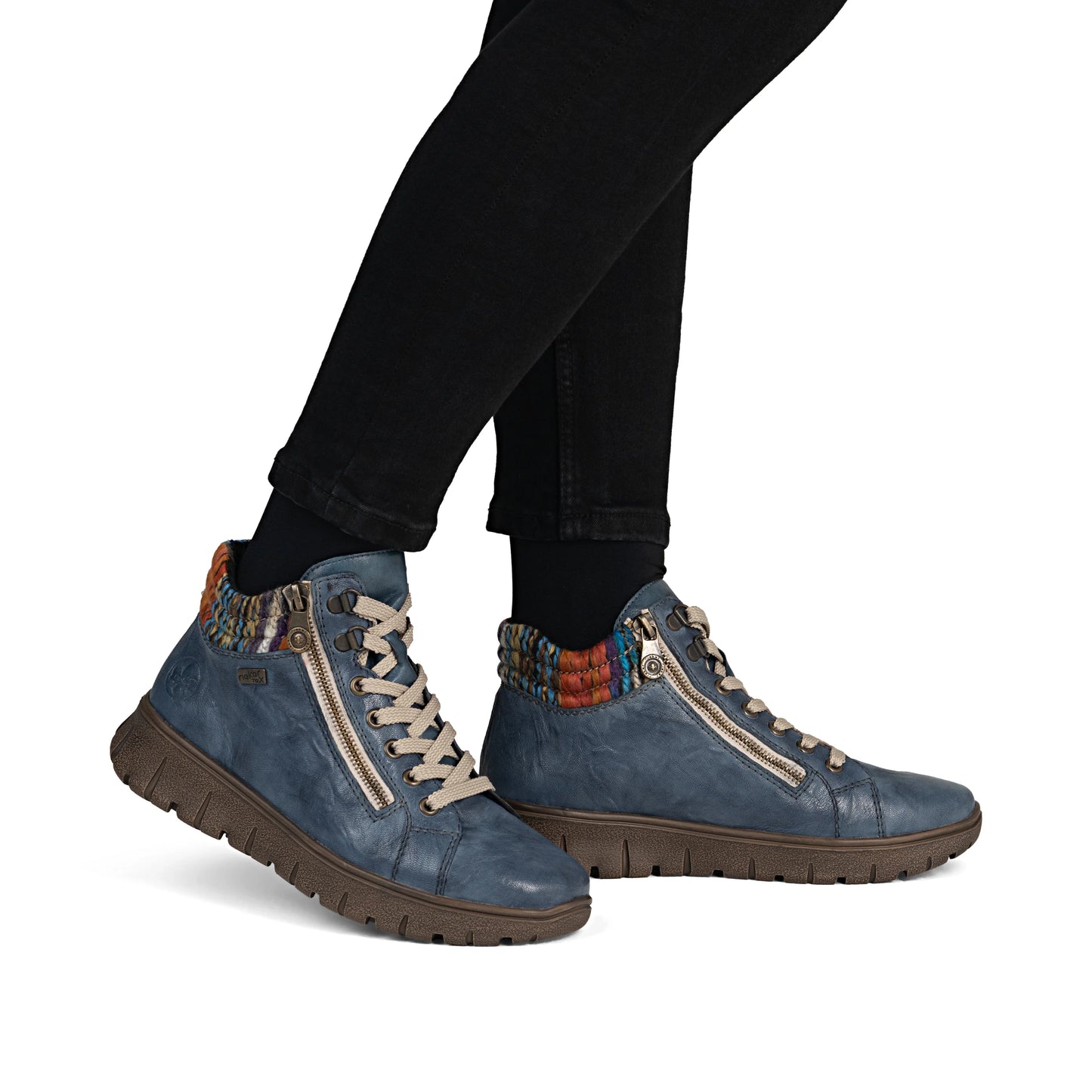 Rieker Women's Lace-up Boots | Blue | N1305-14