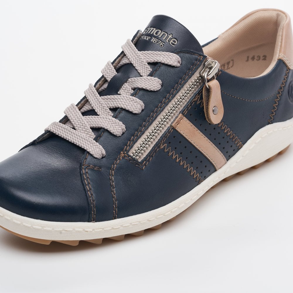 Remonte Trainers R1432 Ladies Shoes Blue
