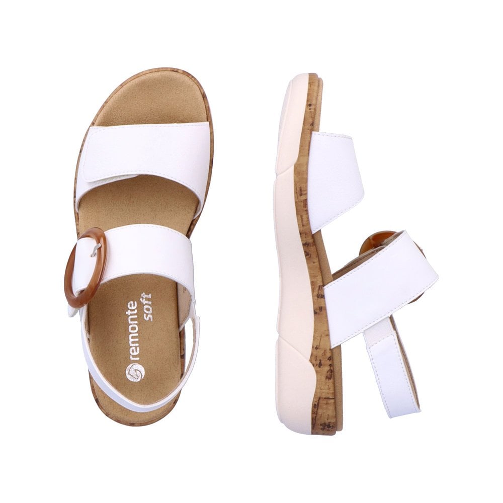 Remonte Sandals R6853 Ladies Shoes White