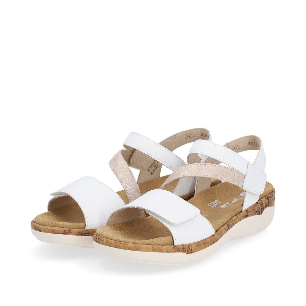 Remonte Ladies Sandals | White | R6860-90