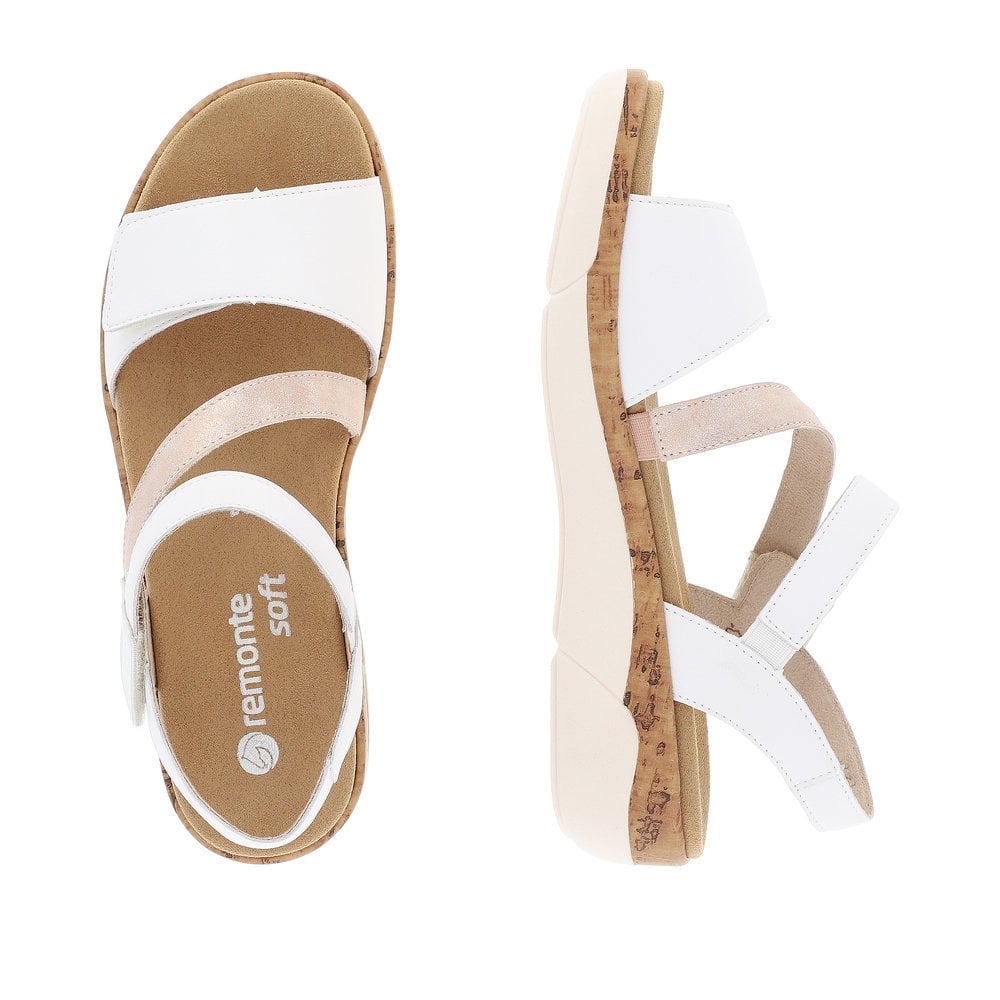 Remonte Ladies Sandals | White | R6860-90