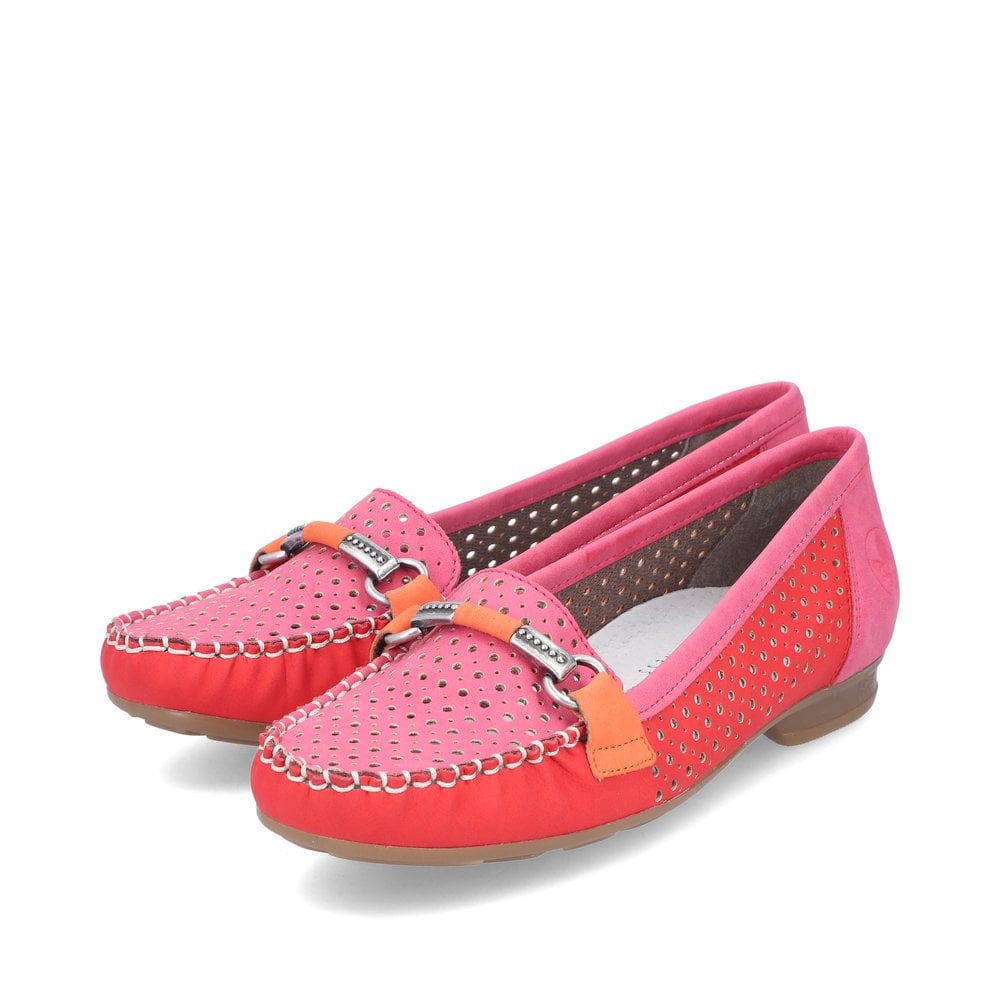 Rieker 40065 Ladies Shoes Red