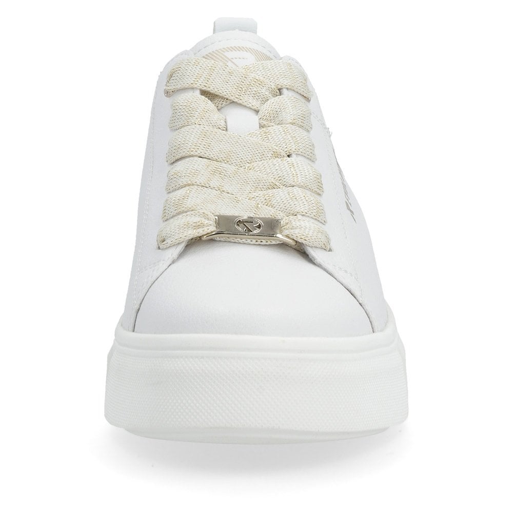 Rieker W0502 Ladies Trainer White