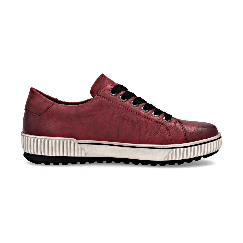 Remonte Women's Leather Casual Shoes | Red | D0700-36