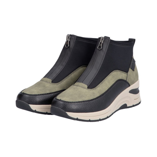 Rieker Women's Krosika Ankle Boots | Green/ Multi | N9362-54