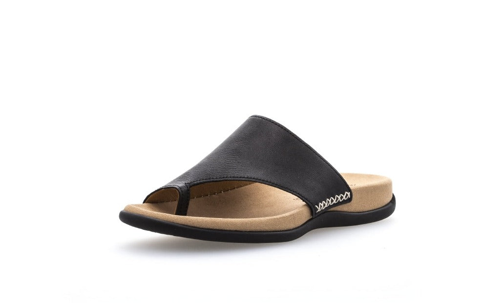 Gabor Lanzarote 03.700 Ladies Toe-post Sandals slip-on ,leather, nubuck, metallic,best fitting Colours Ltd, Colours, Colours Farnham, Colours Shoes