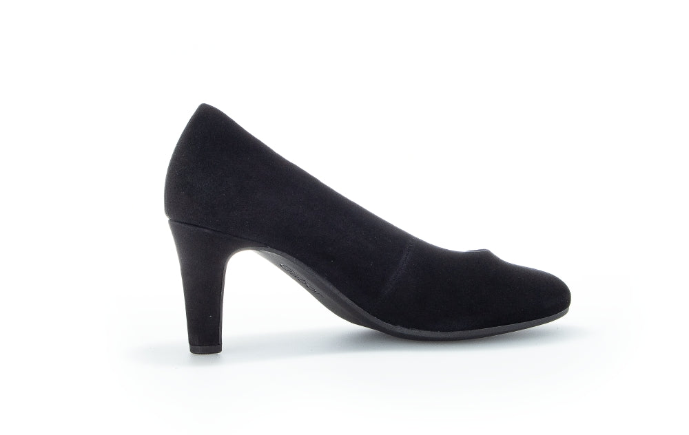 Gabor Edina 21.410 Ladies Court Shoes suede, leather, premium, luxurious Colours Ltd, Colours, Colours Farnham, Colours Shoes