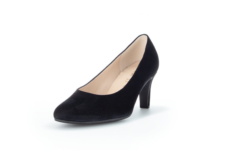 Gabor Edina 21.410 Ladies Court Shoes suede, leather, premium, luxurious Colours Ltd, Colours, Colours Farnham, Colours Shoes