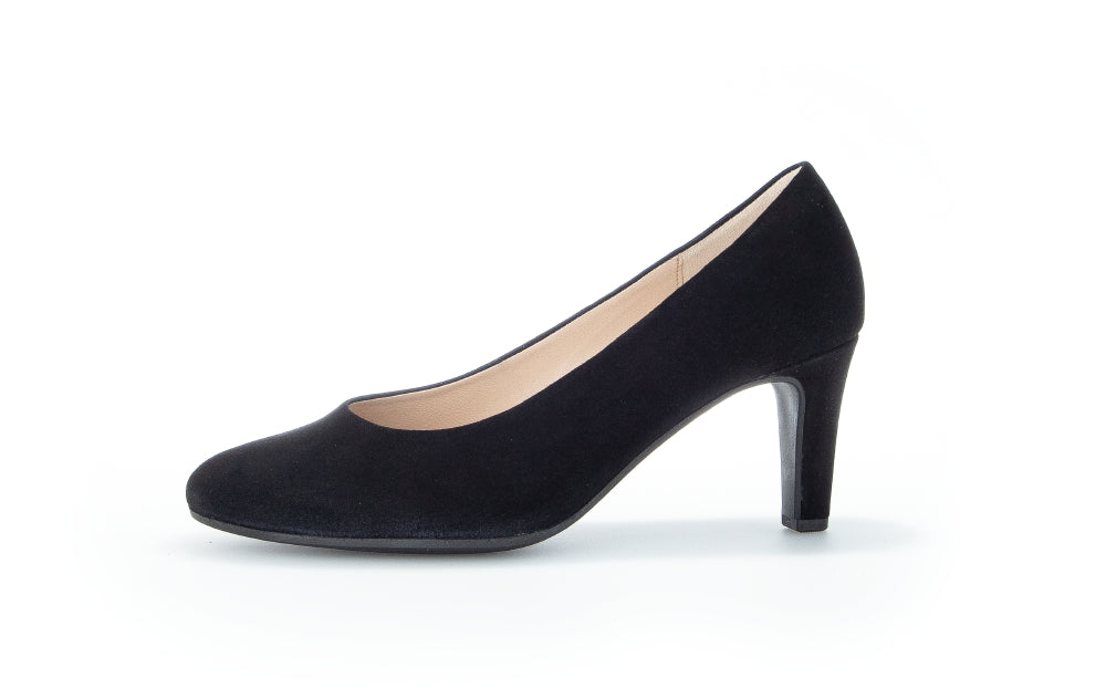 Gabor Edina 21.410 Ladies Court Shoes suede, leather, premium, luxurious Colours Ltd, Colours, Colours Farnham, Colours Shoes