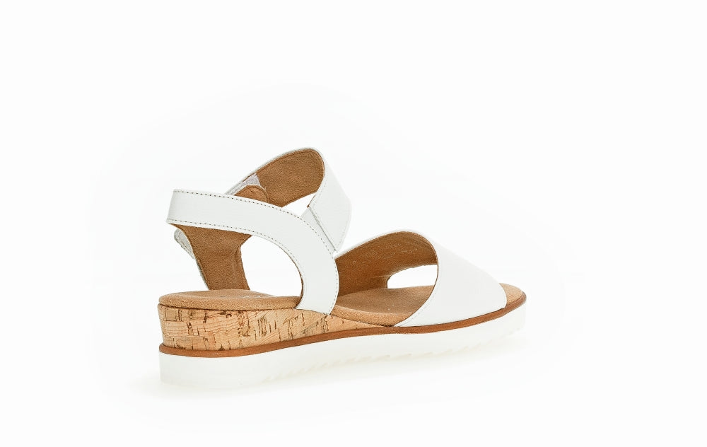 Gabor Raynor 22.750 Ladies Low Wedge Sandals leather,rip tape fastening Colours Ltd, Colours, Colours Farnham, Colours Shoes