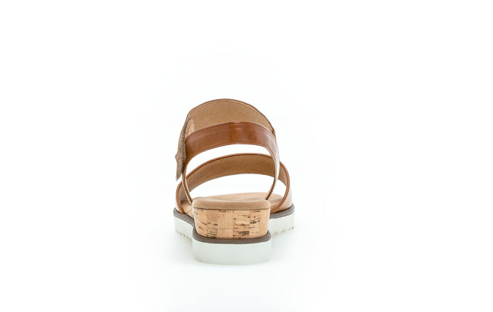 Gabor Raynor 22.750 Ladies Low Wedge Sandals leather,rip tape fastening Colours Ltd, Colours, Colours Farnham, Colours Shoes