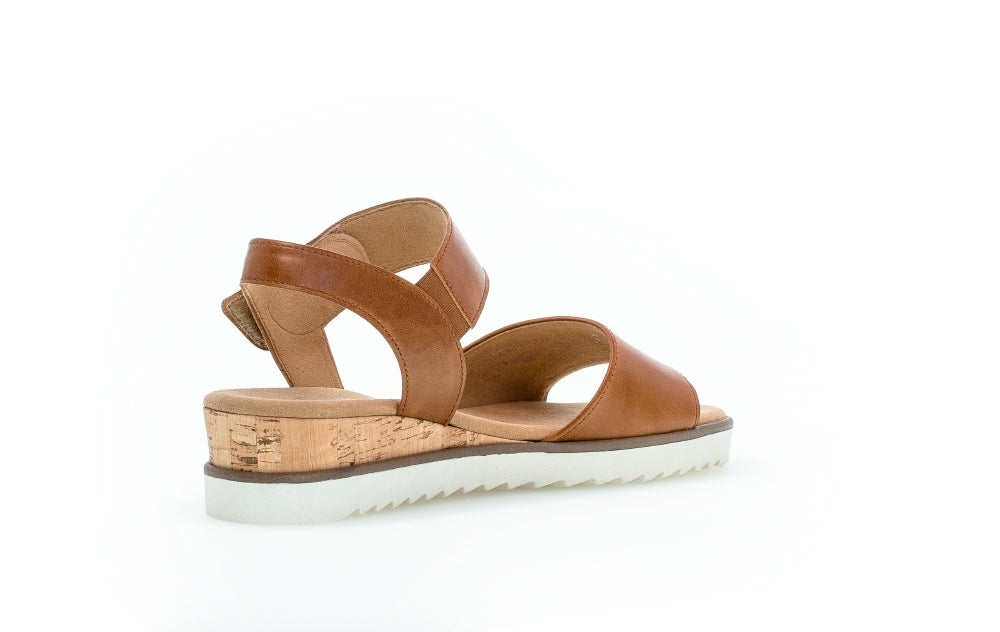 Gabor Raynor 22.750 Ladies Low Wedge Sandals leather,rip tape fastening Colours Ltd, Colours, Colours Farnham, Colours Shoes