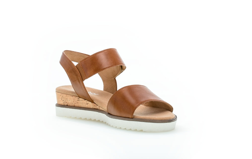 Gabor Raynor 22.750 Ladies Low Wedge Sandals leather,rip tape fastening Colours Ltd, Colours, Colours Farnham, Colours Shoes