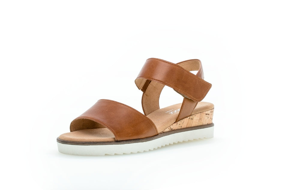 Gabor Raynor 22.750 Ladies Low Wedge Sandals leather,rip tape fastening Colours Ltd, Colours, Colours Farnham, Colours Shoes