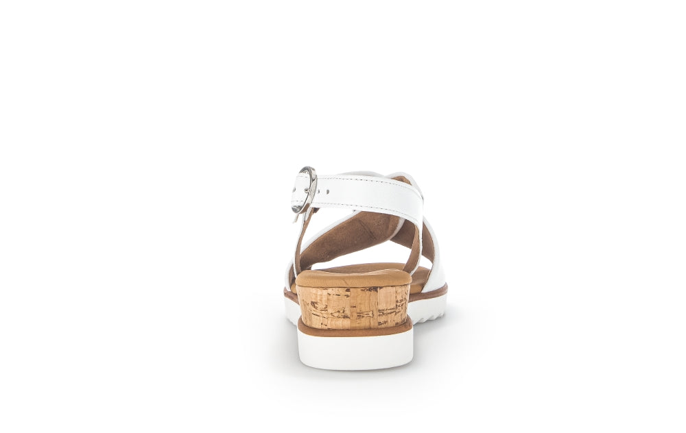 Gabor Rich 22.751 Ladies Low Wedge Sandals leather, wedged heel, buckle Colours Ltd, Colours, Colours Farnham, Colours Shoes