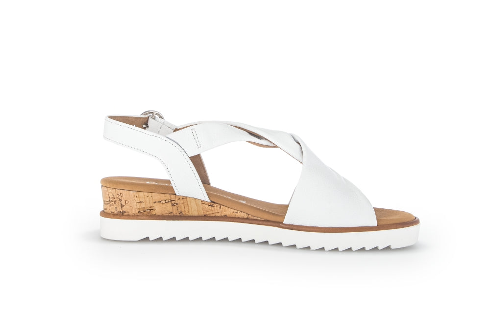 Gabor Rich 22.751 Ladies Low Wedge Sandals leather, wedged heel, buckle Colours Ltd, Colours, Colours Farnham, Colours Shoes