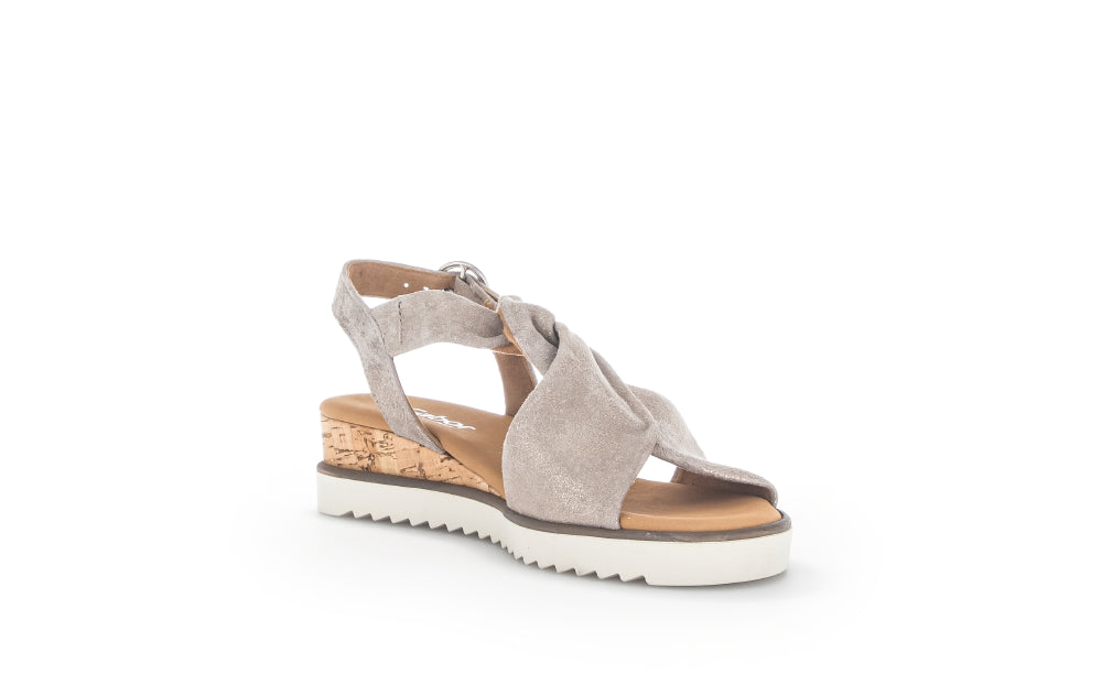 Gabor Rich 22.751 Ladies Low Wedge Sandals leather, wedged heel, buckle Colours Ltd, Colours, Colours Farnham, Colours Shoes