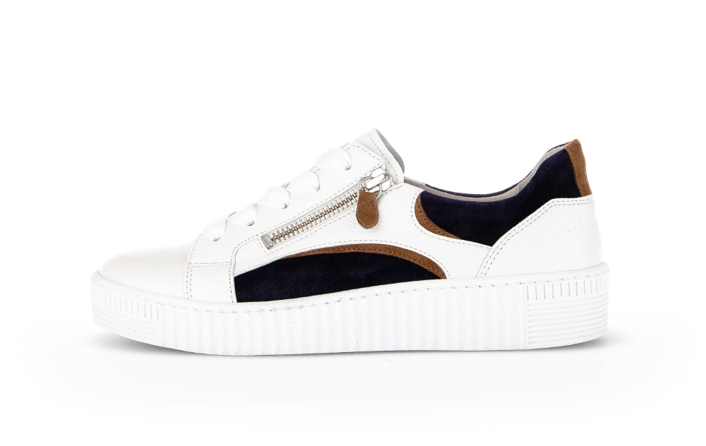 Gabor Wemo 23.330.20 Ladies Trainers leather, suede, side zip Colours Ltd, Colours, Colours Farnham, Colours Shoes