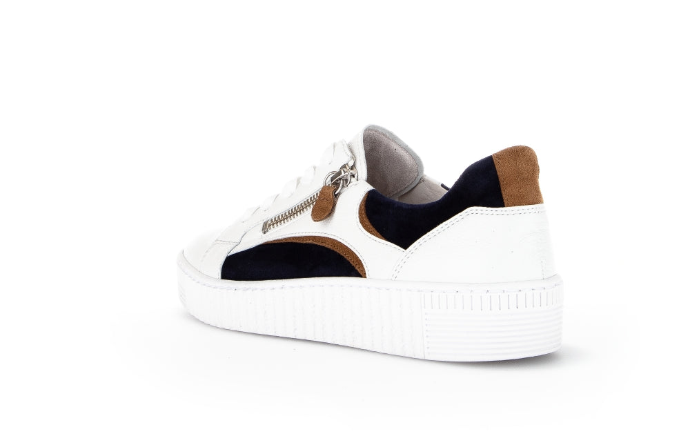 Gabor Wemo 23.330.20 Ladies Trainers leather, suede, side zip Colours Ltd, Colours, Colours Farnham, Colours Shoes