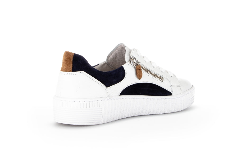 Gabor Wemo 23.330.20 Ladies Trainers leather, suede, side zip Colours Ltd, Colours, Colours Farnham, Colours Shoes
