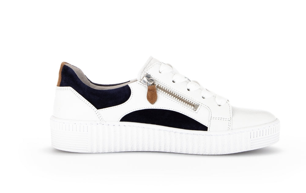 Gabor Wemo 23.330.20 Ladies Trainers leather, suede, side zip Colours Ltd, Colours, Colours Farnham, Colours Shoes
