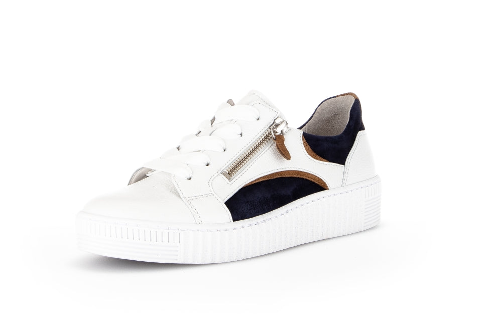 Gabor Wemo 23.330.20 Ladies Trainers leather, suede, side zip Colours Ltd, Colours, Colours Farnham, Colours Shoes
