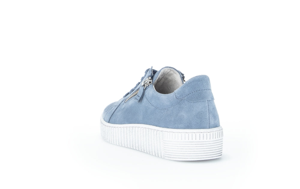 Gabor Wisdom 23.334 Ladies Fashion Trainers leather, suede, two zip, side zip Colours Ltd, Colours, Colours Farnham, Colours Shoes